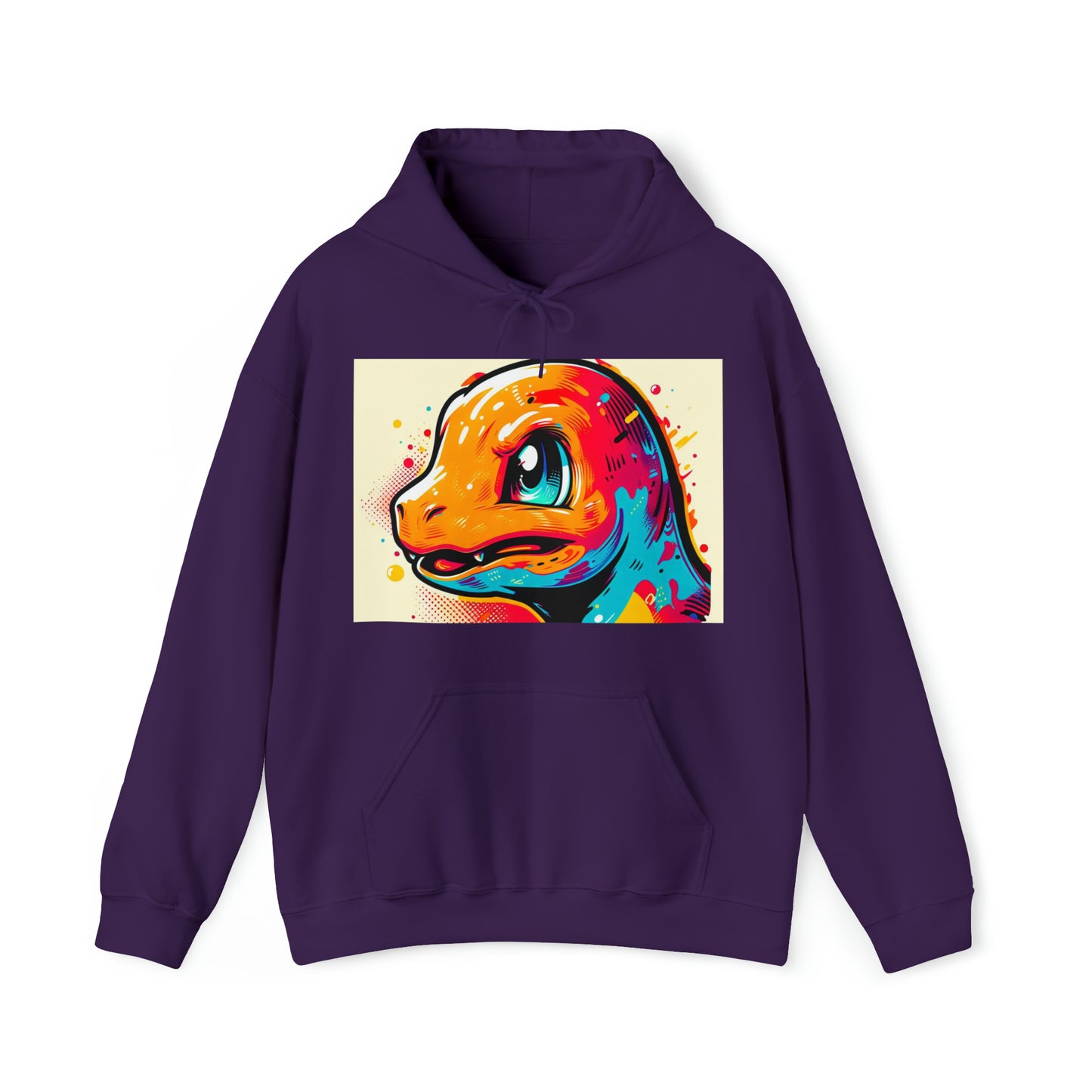 Charmandr Pop Art Unisex Heavy Blend™ Hooded Sweatshirt