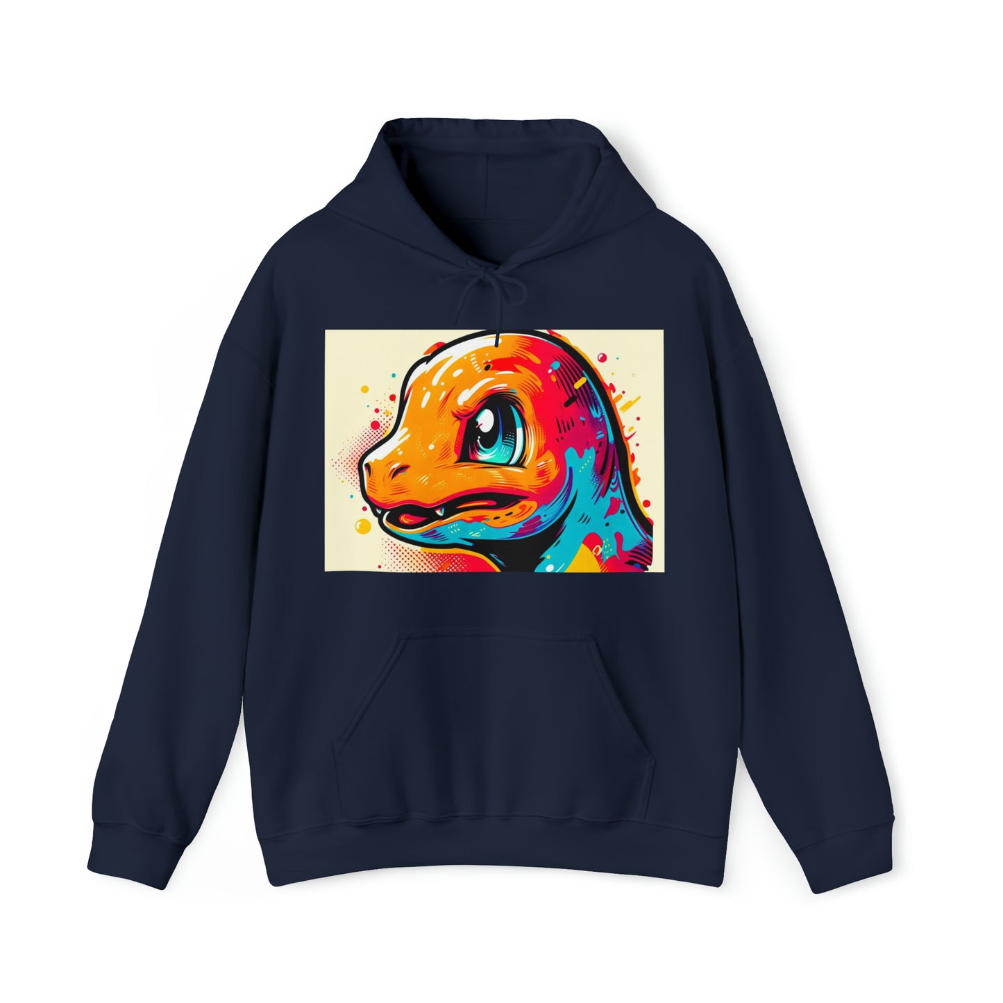 Charmandr Pop Art Unisex Heavy Blend™ Hooded Sweatshirt