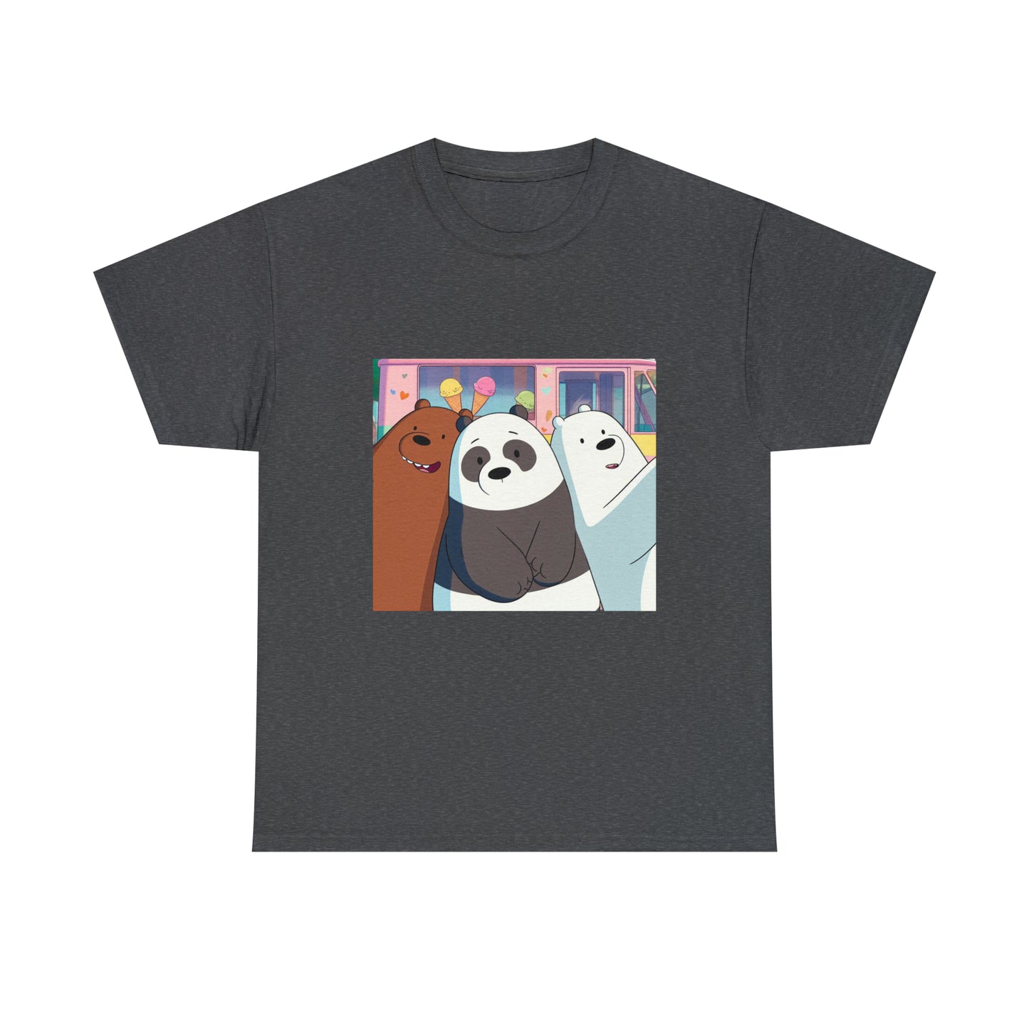 We Bare Bears Unisex Heavy Cotton Tee