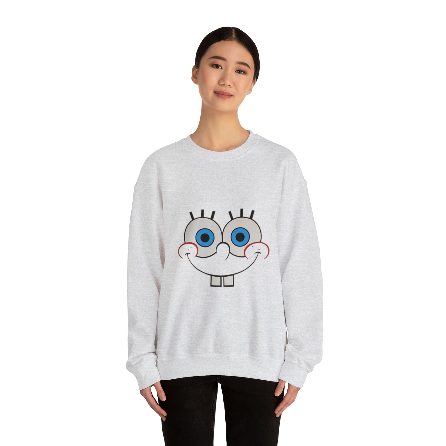 Spongebob Face Unisex Heavy Blend™ Crewneck Sweatshirt