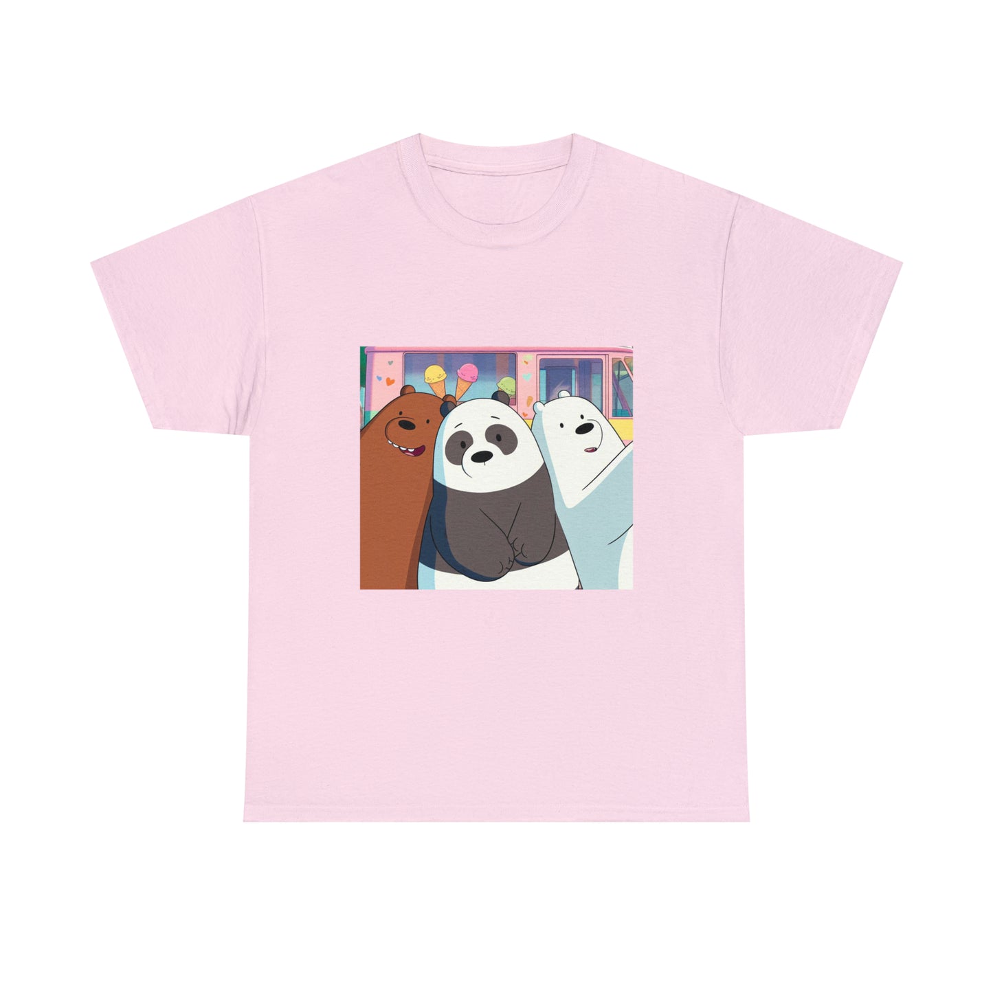 We Bare Bears Unisex Heavy Cotton Tee