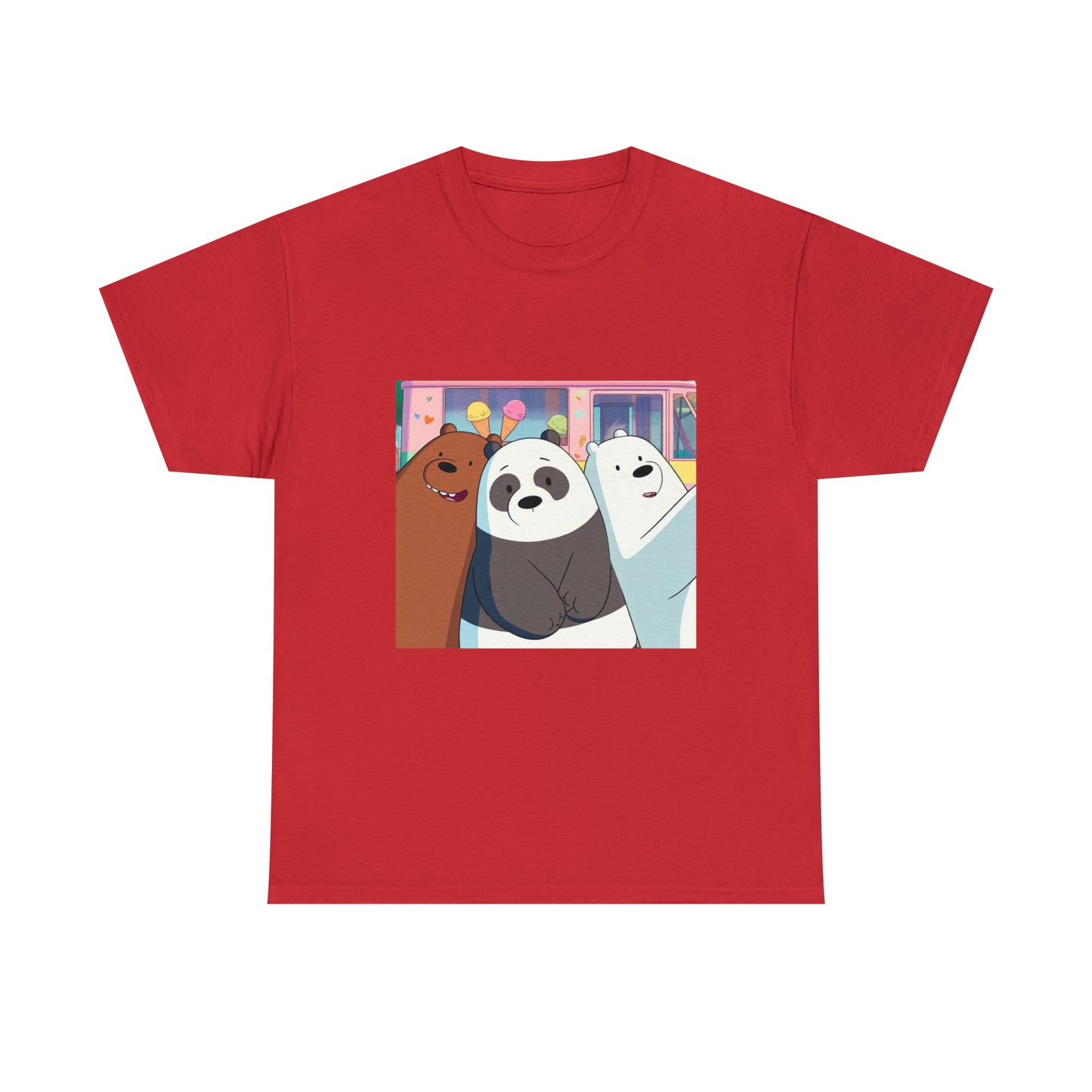We Bare Bears Unisex Heavy Cotton Tee