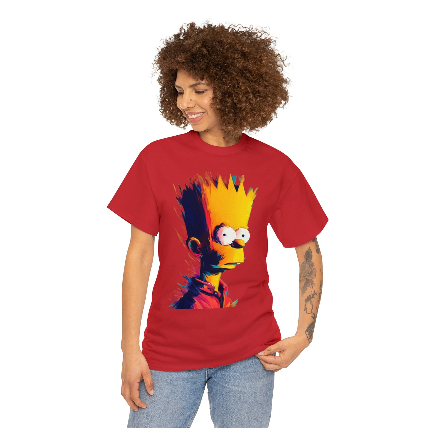 Bart Simpson Abstract Art Tee