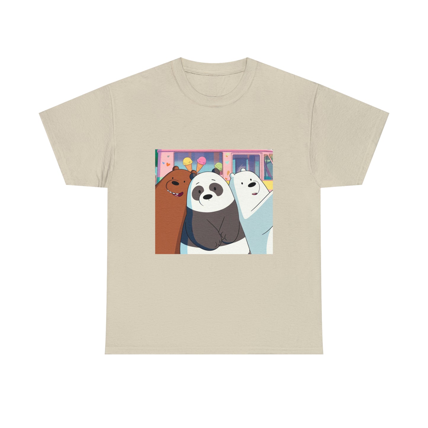 We Bare Bears Unisex Heavy Cotton Tee