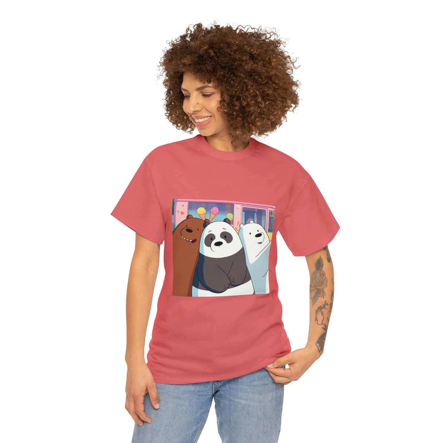 We Bare Bears Unisex Heavy Cotton Tee