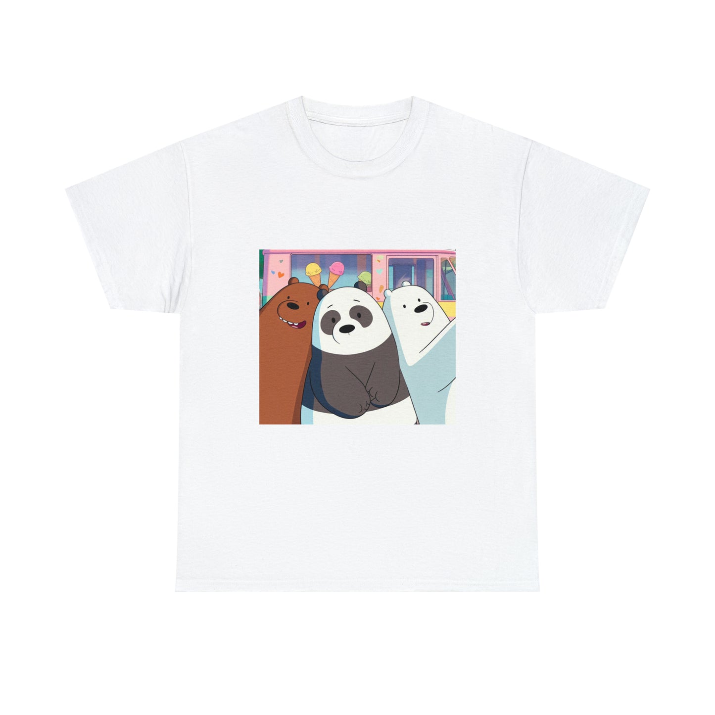 We Bare Bears Unisex Heavy Cotton Tee