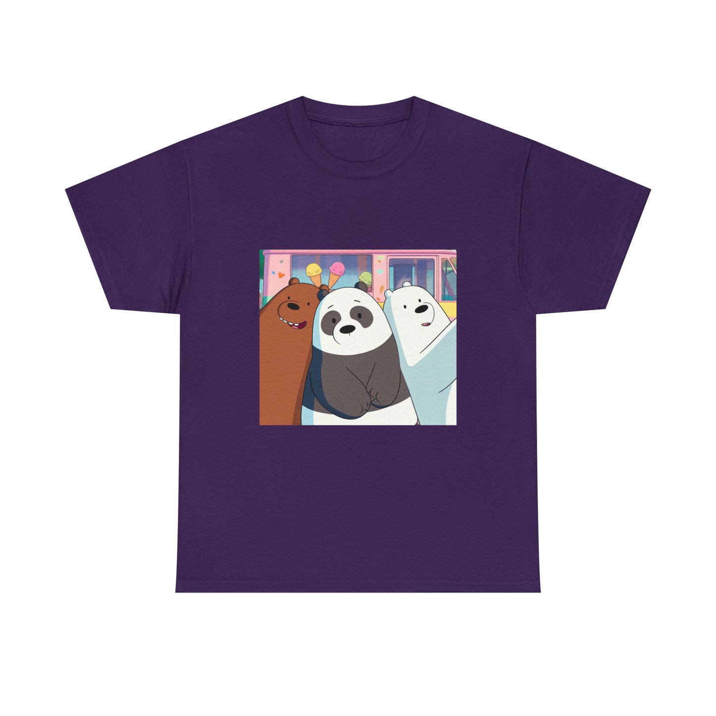 We Bare Bears Unisex Heavy Cotton Tee