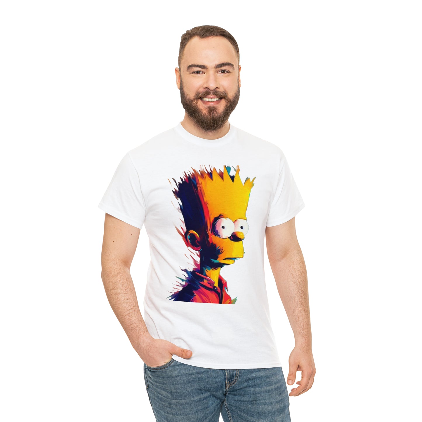 Bart Simpson Abstract Art Tee