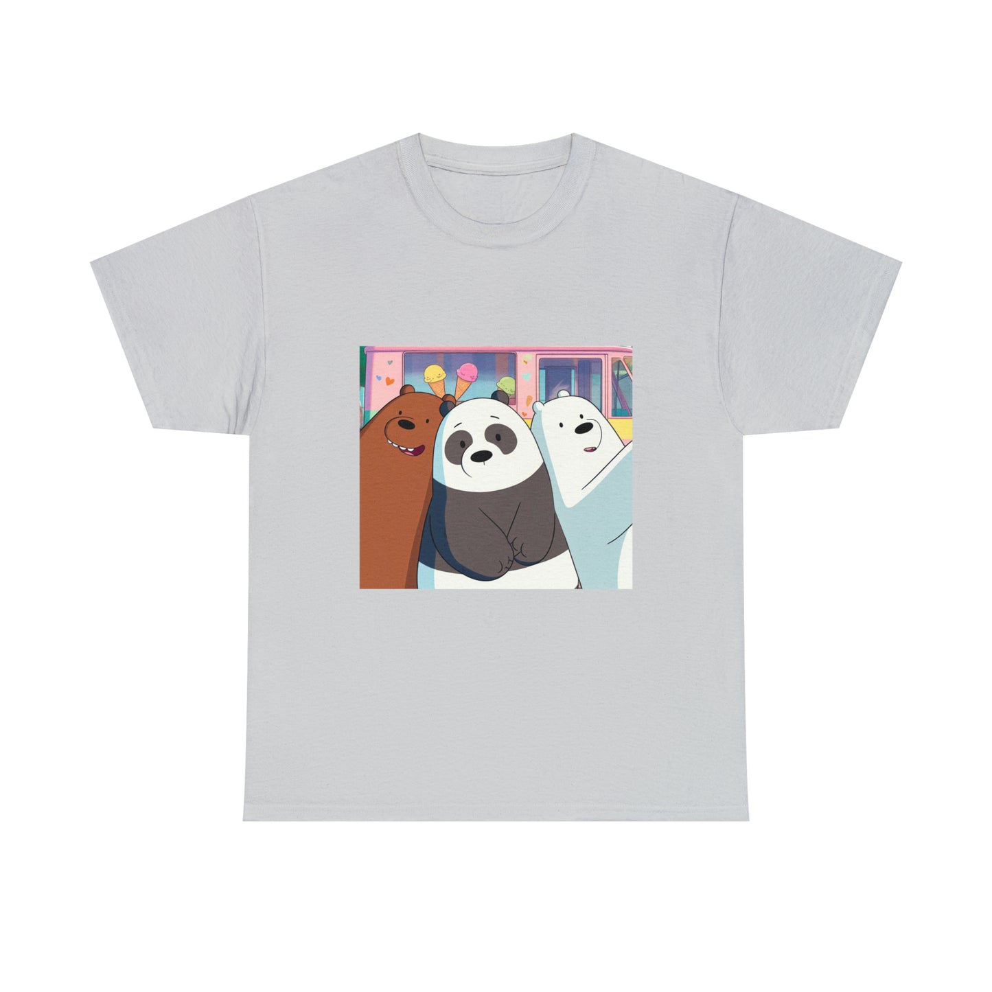 We Bare Bears Unisex Heavy Cotton Tee