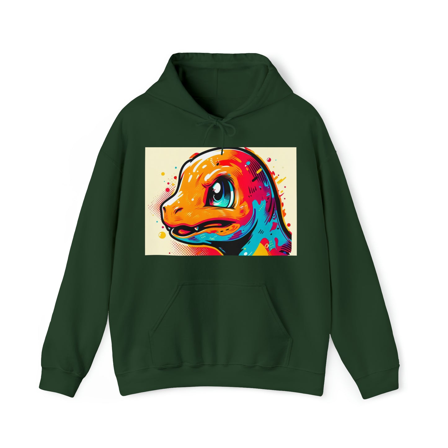 Charmandr Pop Art Unisex Heavy Blend™ Hooded Sweatshirt