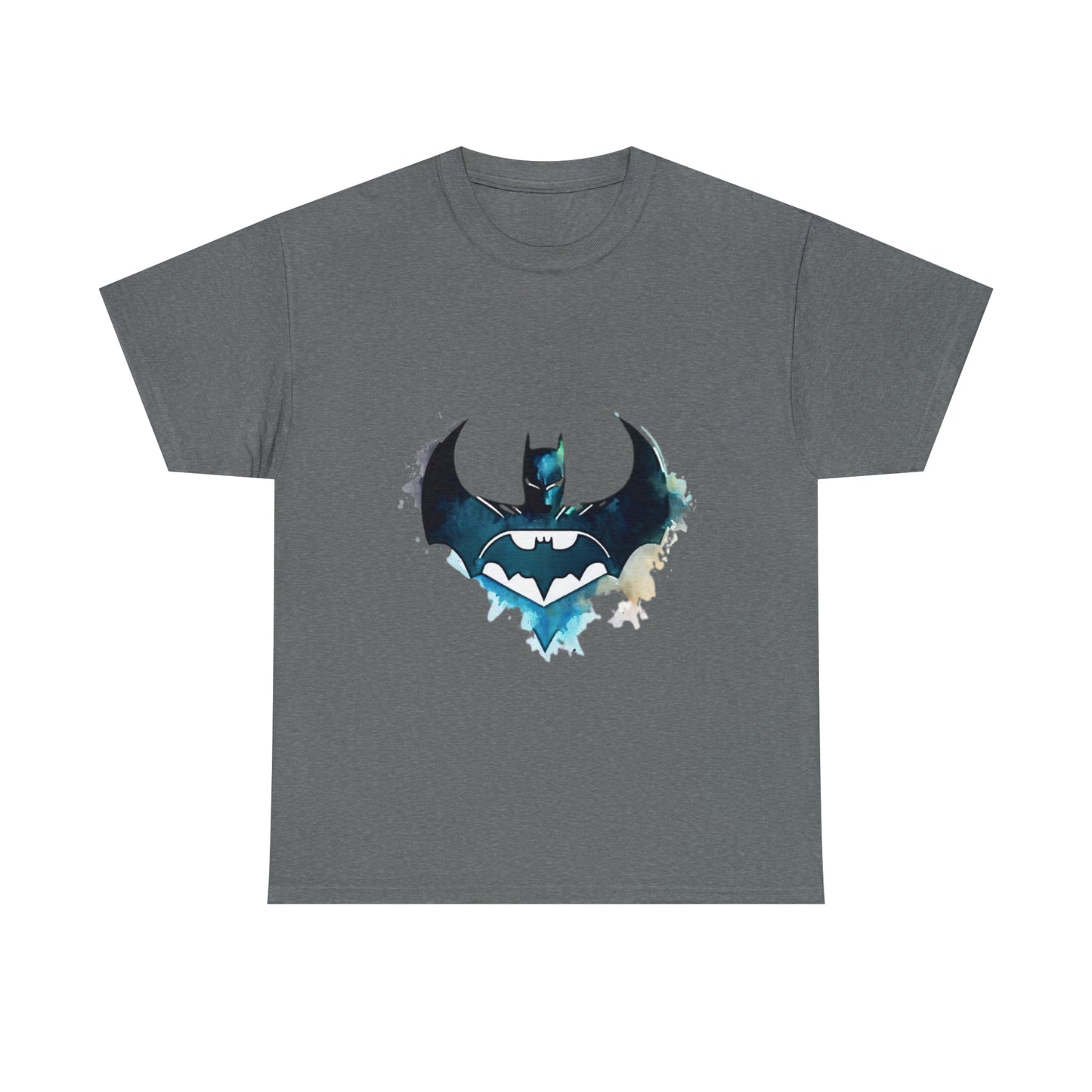 Batman Bat Signal Watercolor Cotton Tee