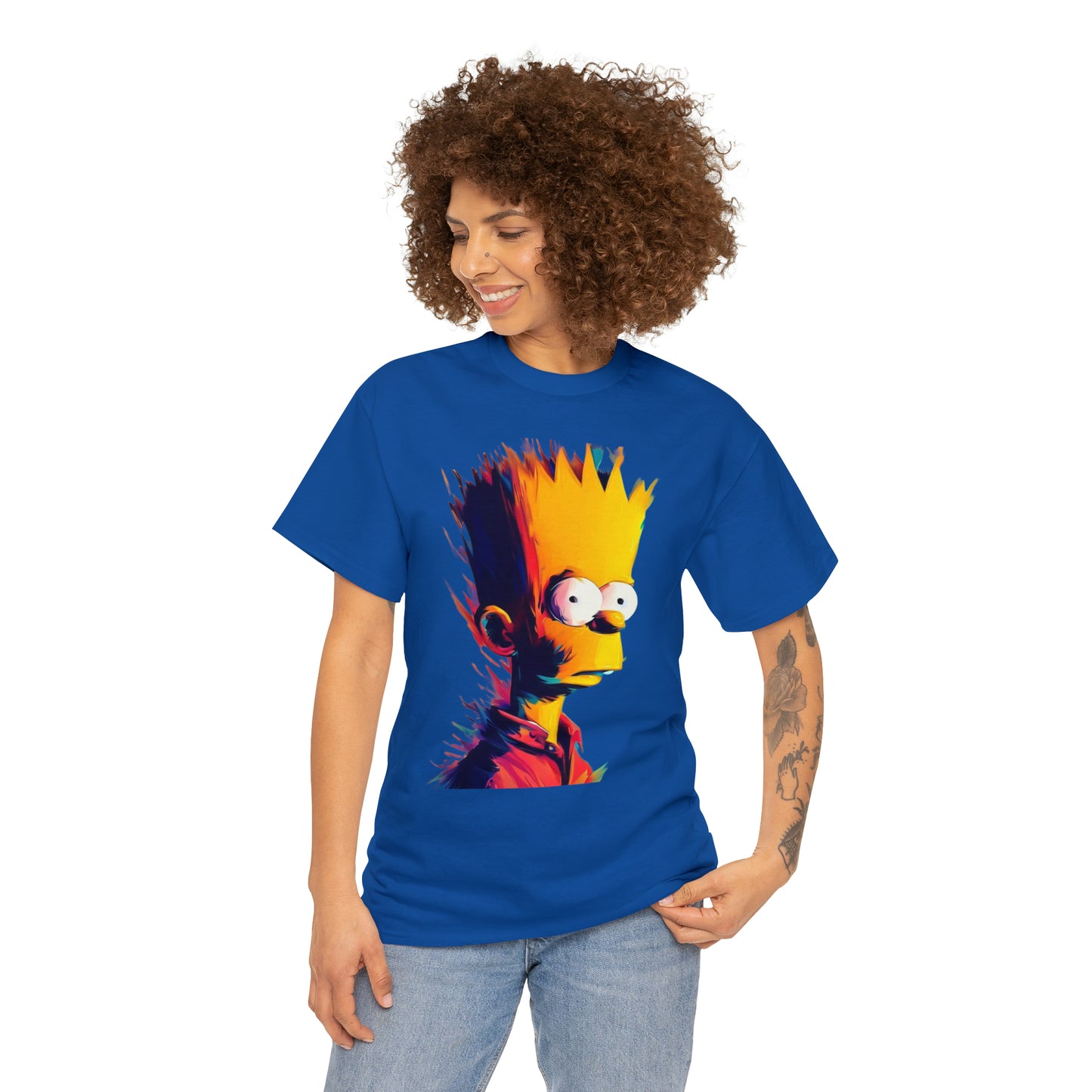 Bart Simpson Abstract Art Tee