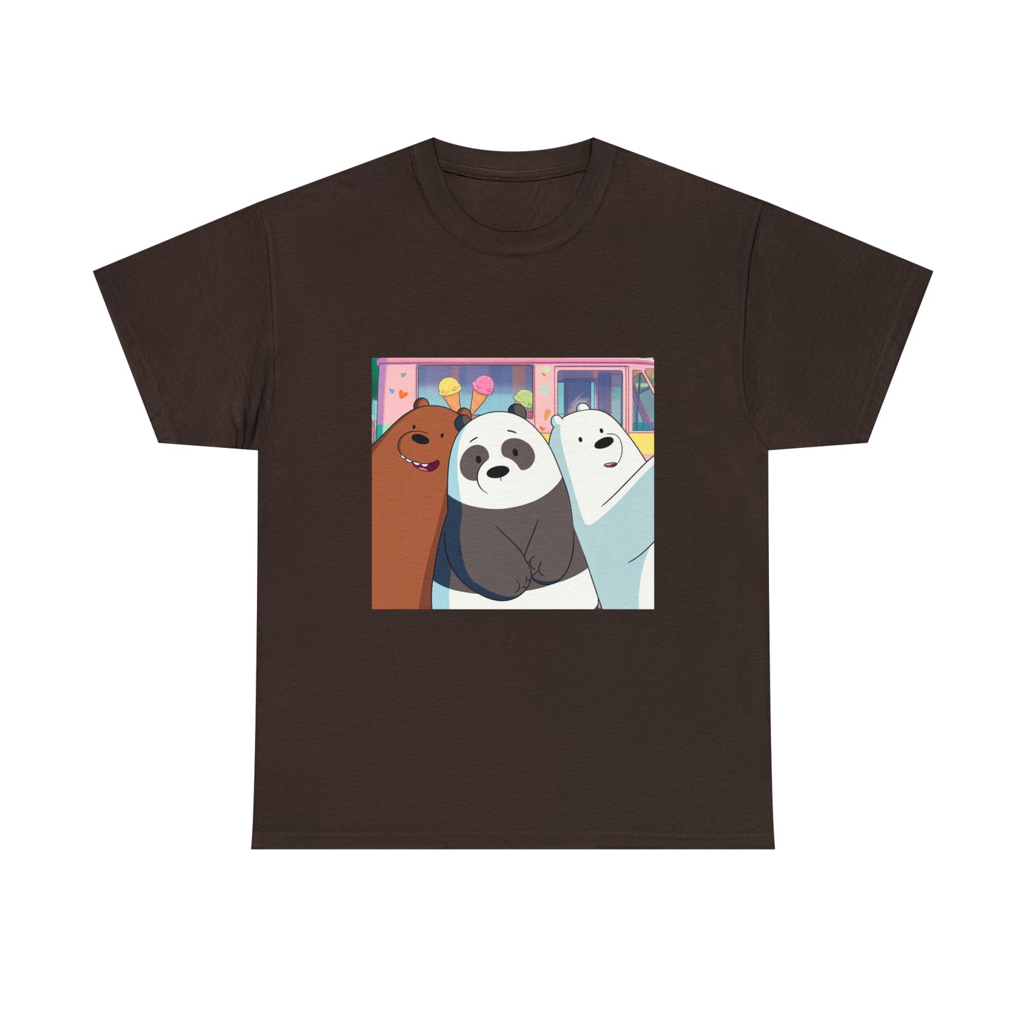 We Bare Bears Unisex Heavy Cotton Tee