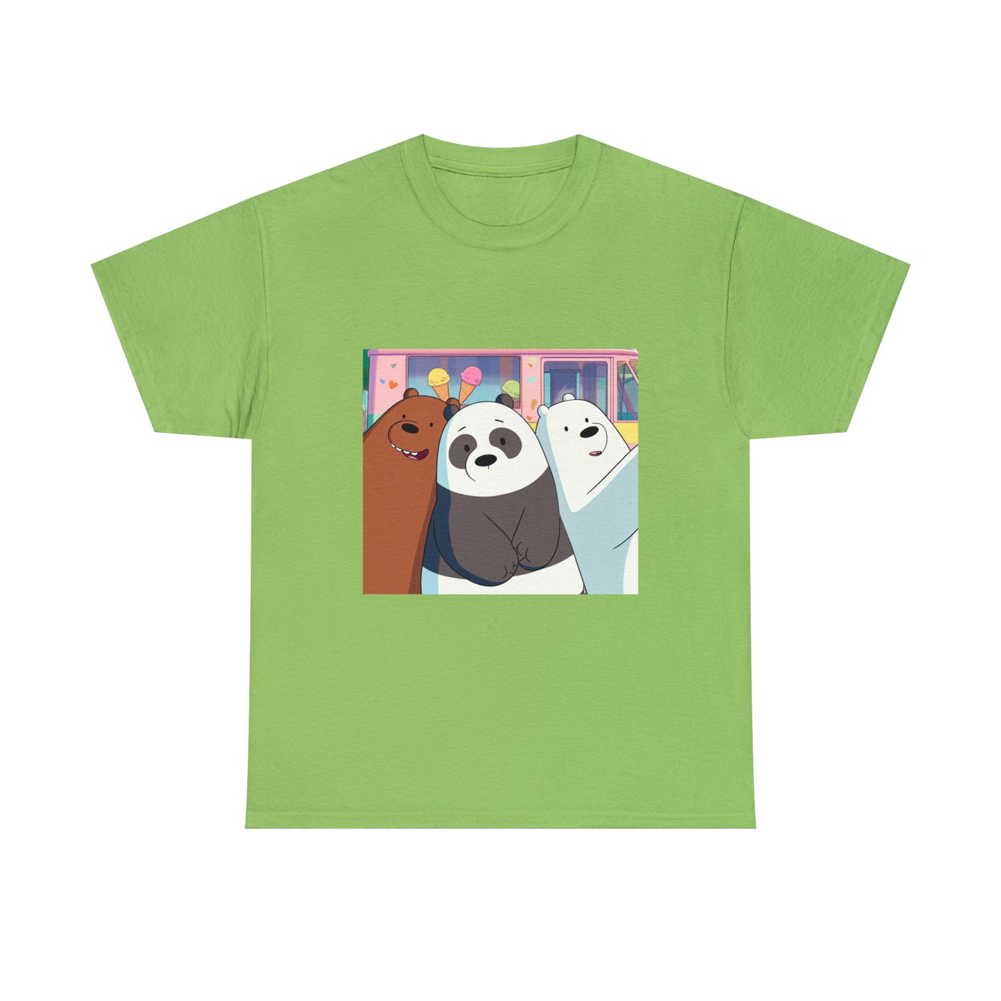 We Bare Bears Unisex Heavy Cotton Tee