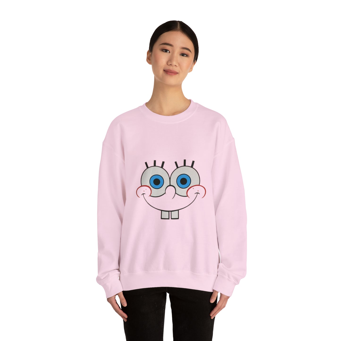 Spongebob Face Unisex Heavy Blend™ Crewneck Sweatshirt