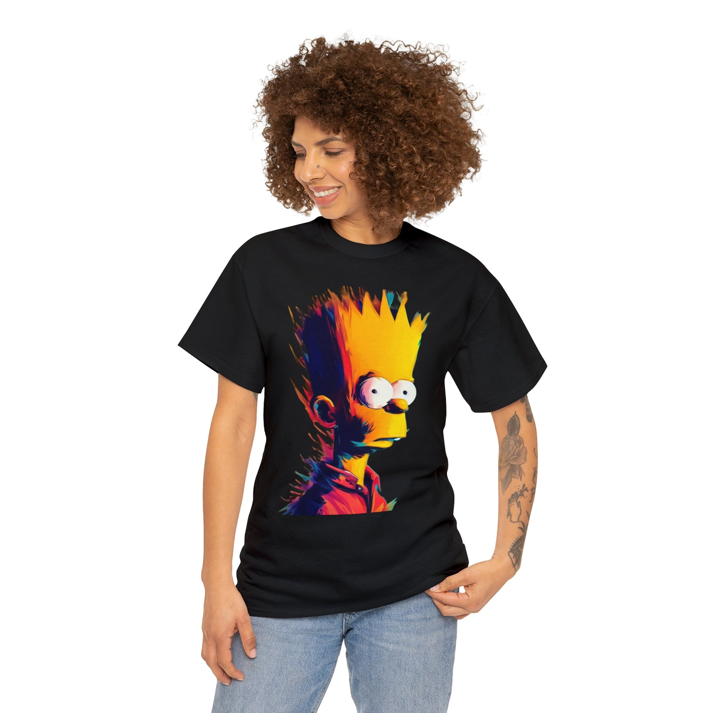 Bart Simpson Abstract Art Tee