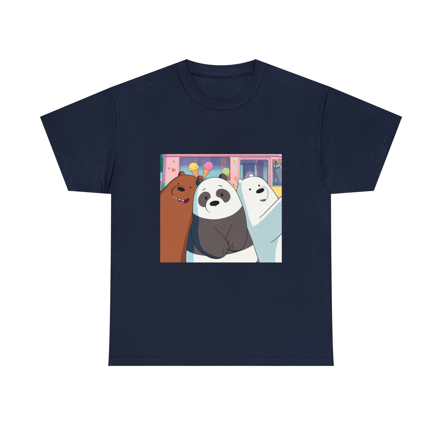 We Bare Bears Unisex Heavy Cotton Tee