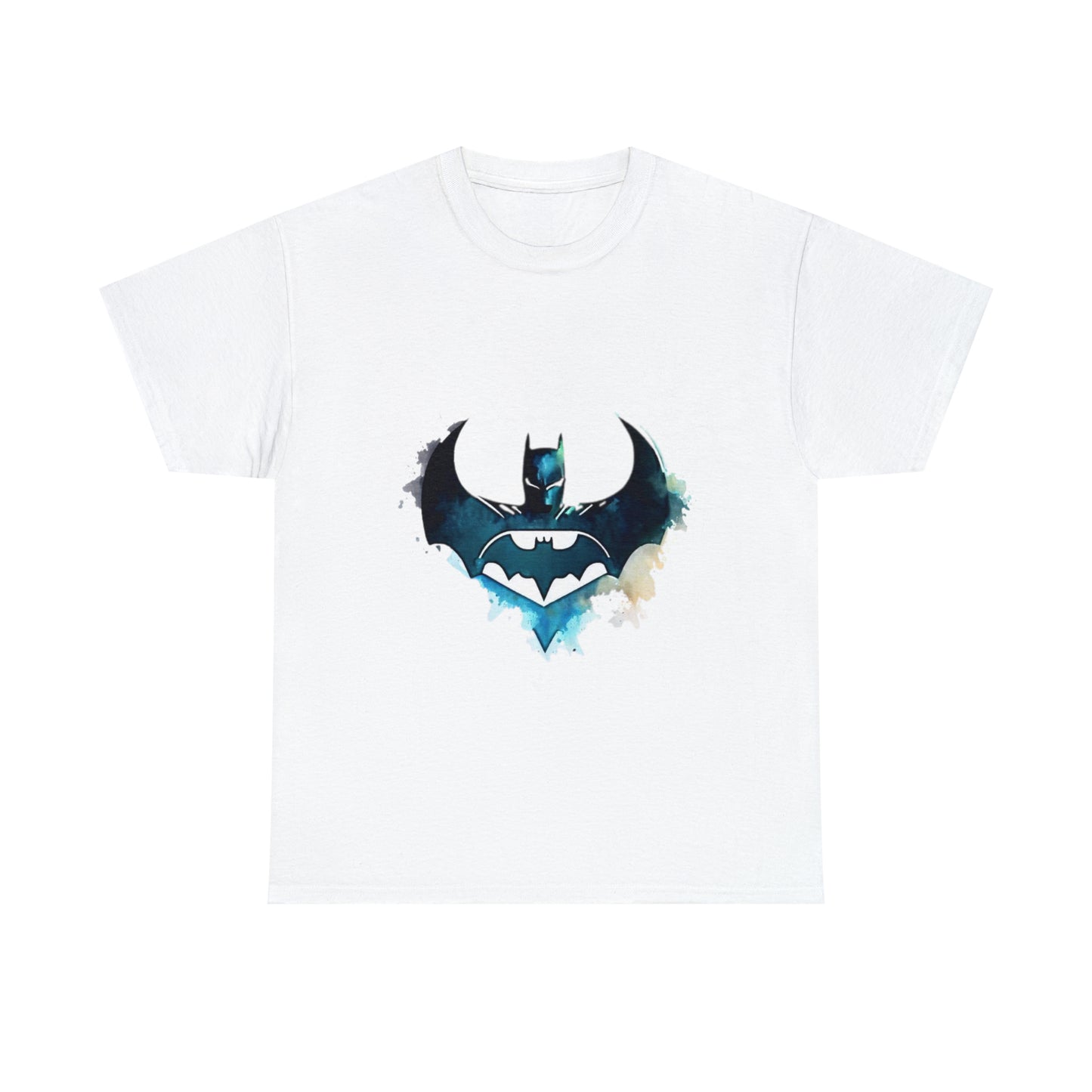 Batman Bat Signal Watercolor Cotton Tee