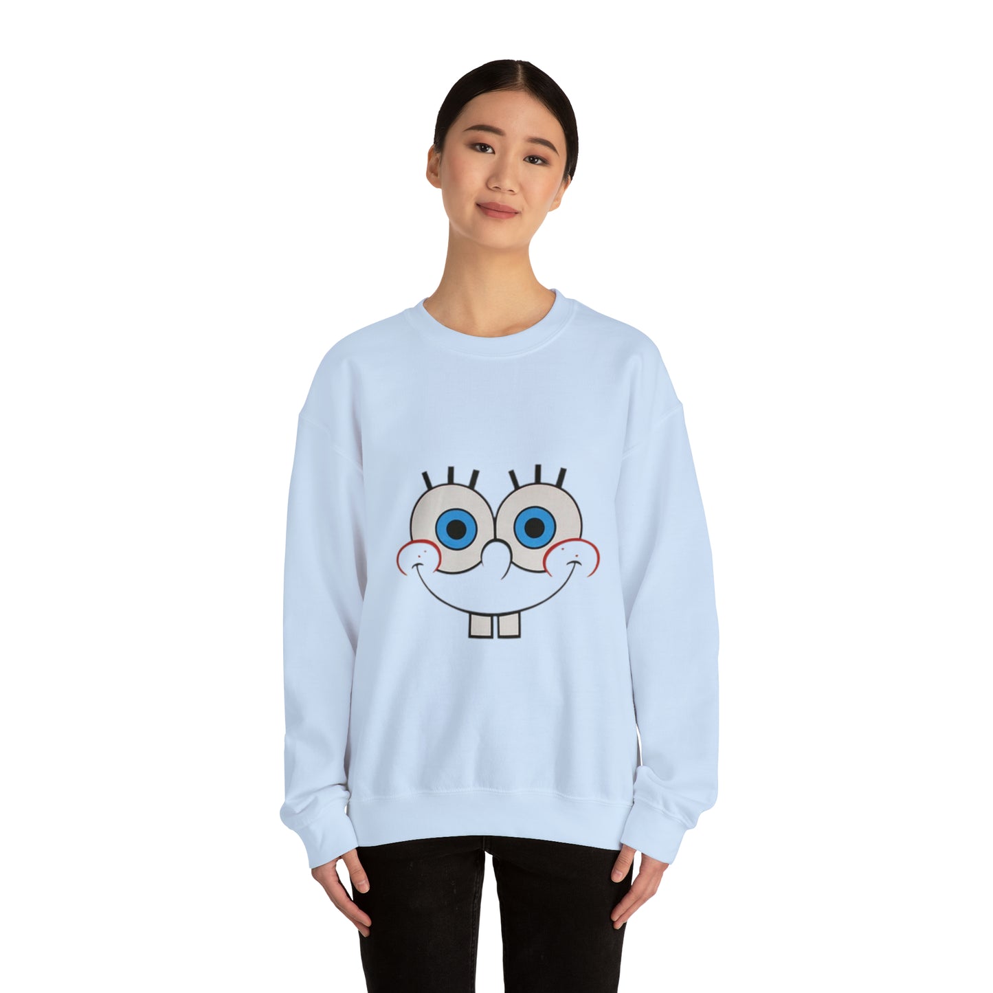 Spongebob Face Unisex Heavy Blend™ Crewneck Sweatshirt