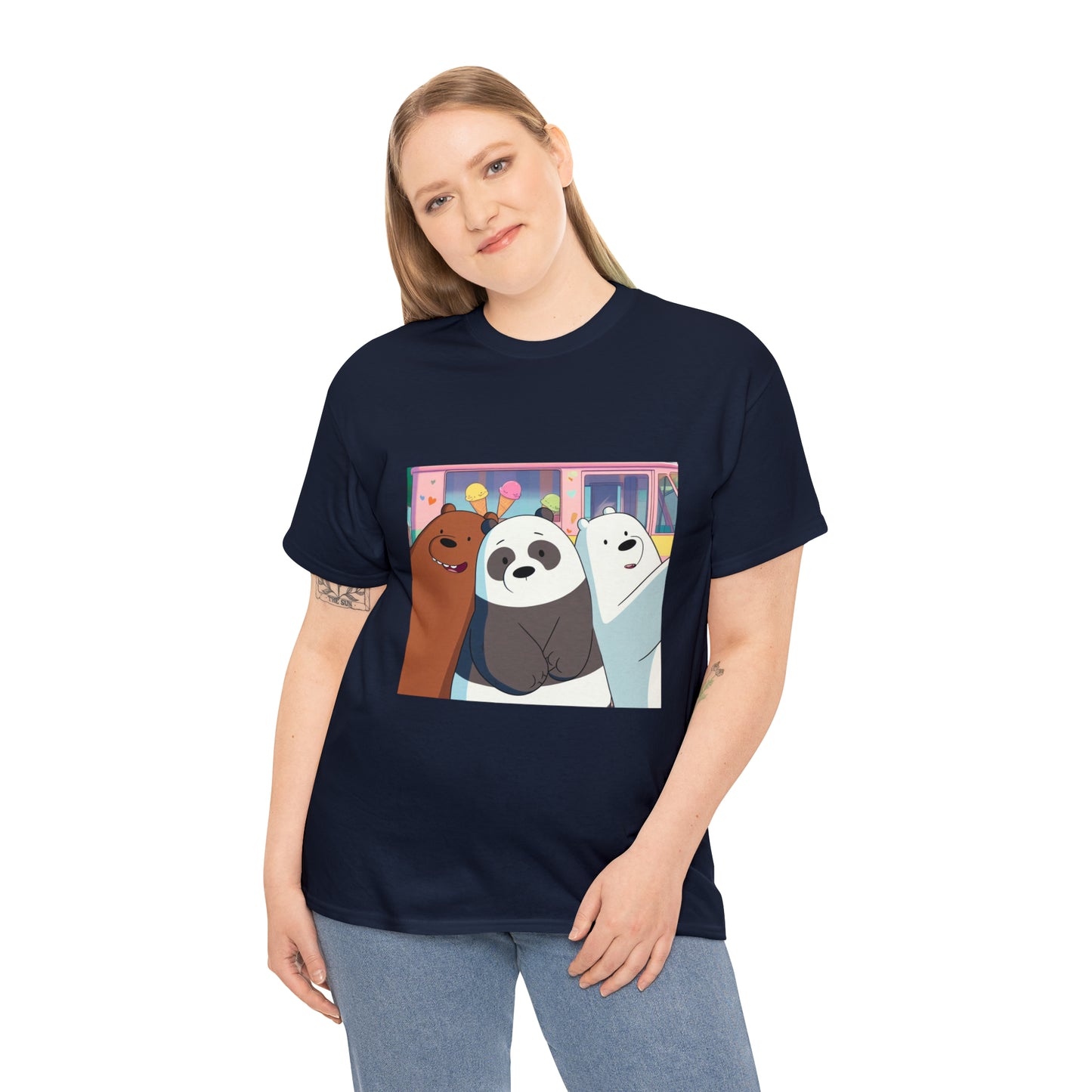 We Bare Bears Unisex Heavy Cotton Tee