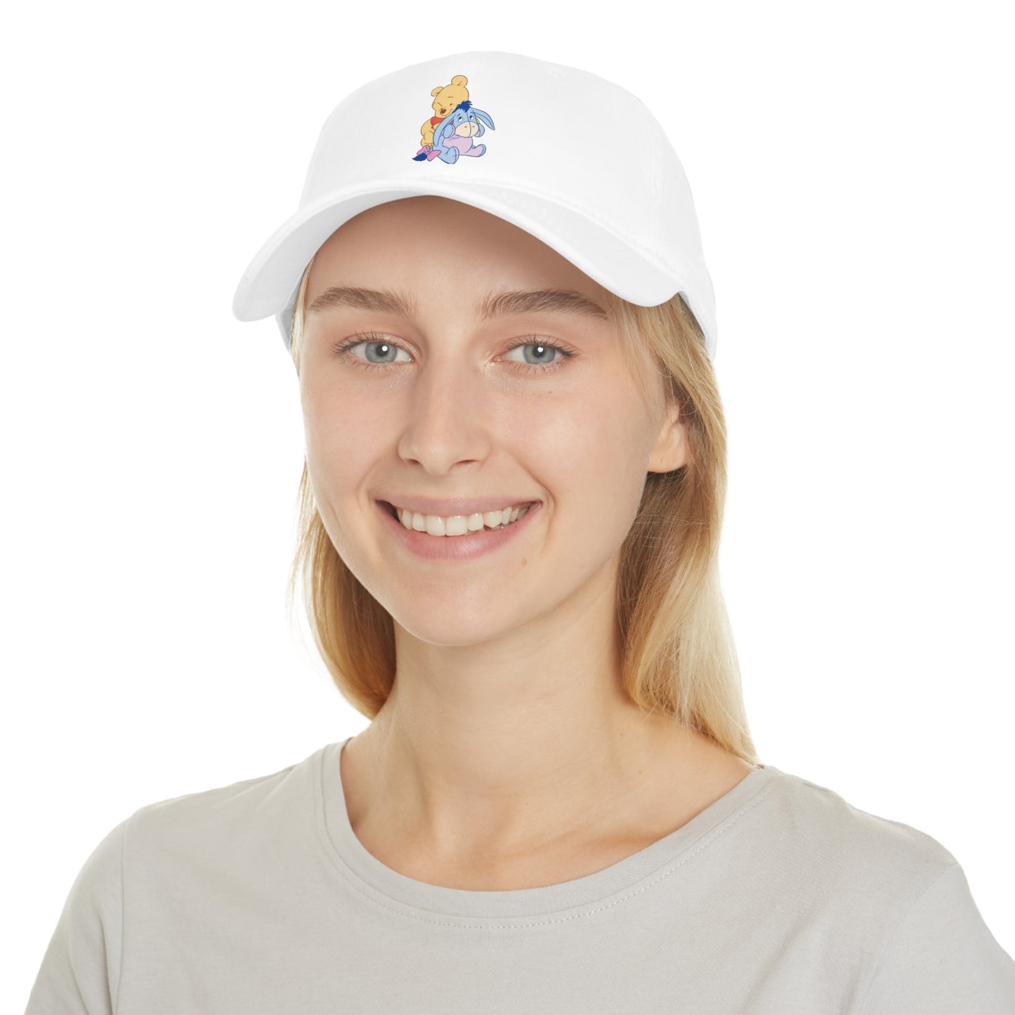 Pooh Bear and Eeyore Low Profile Baseball Cap