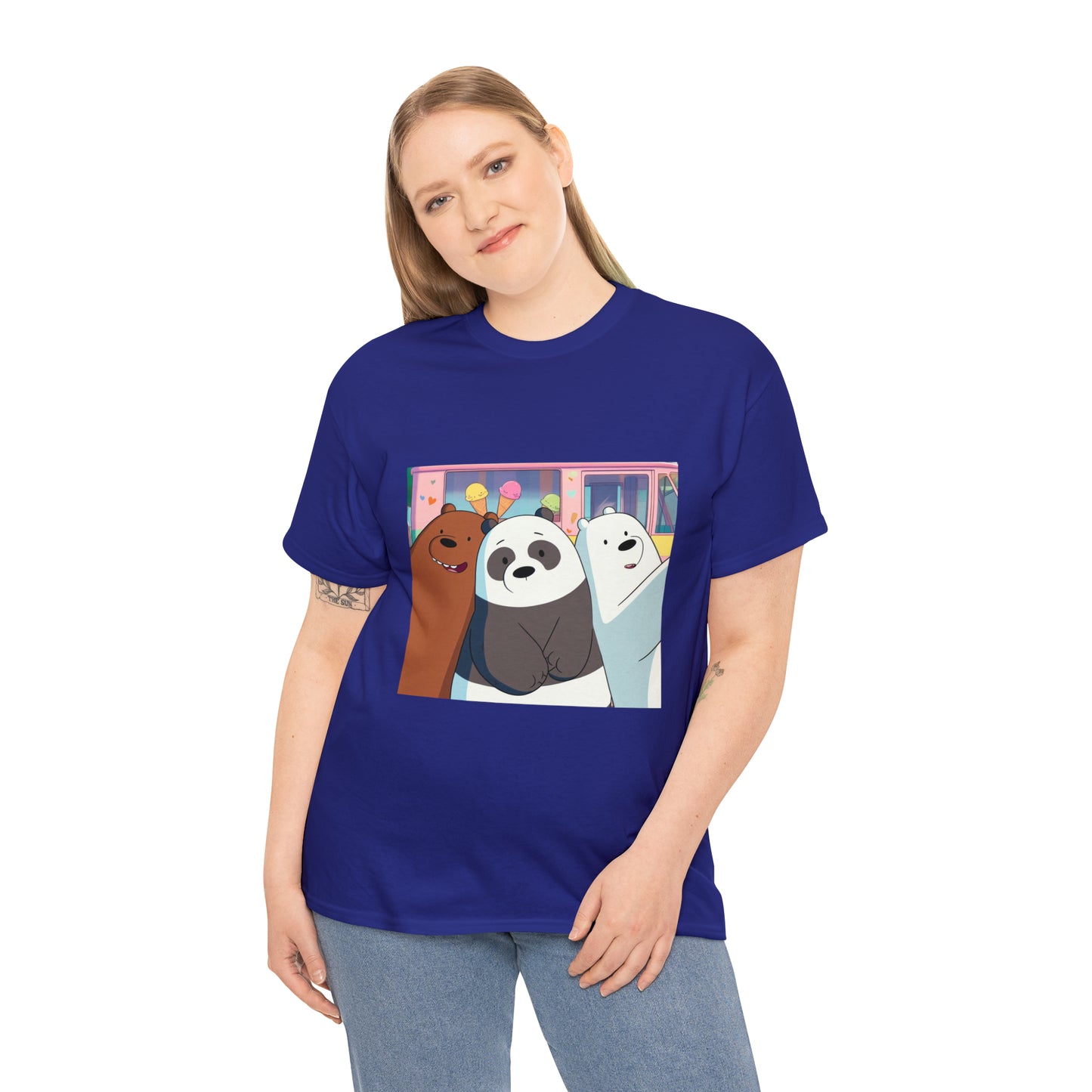 We Bare Bears Unisex Heavy Cotton Tee