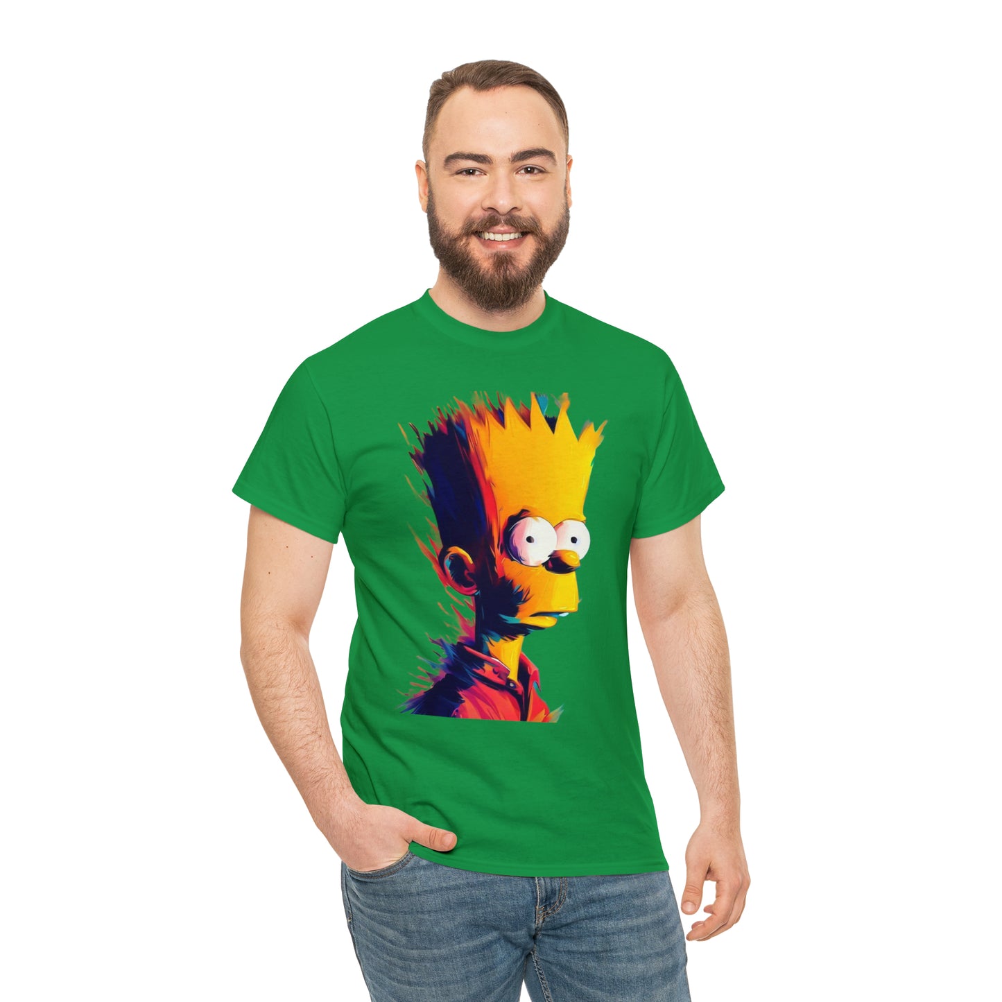 Bart Simpson Abstract Art Tee