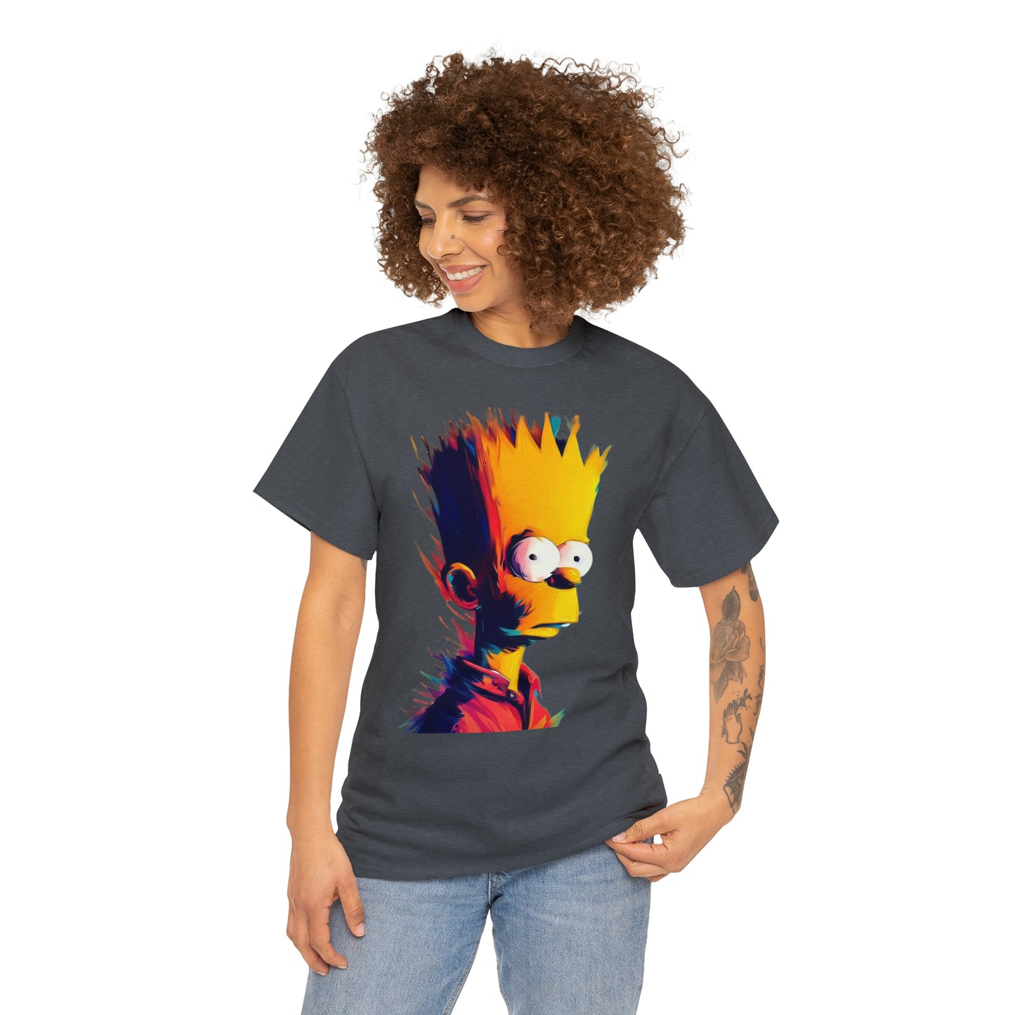 Bart Simpson Abstract Art Tee