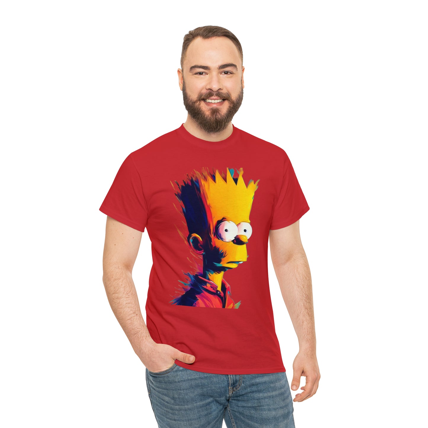 Bart Simpson Abstract Art Tee
