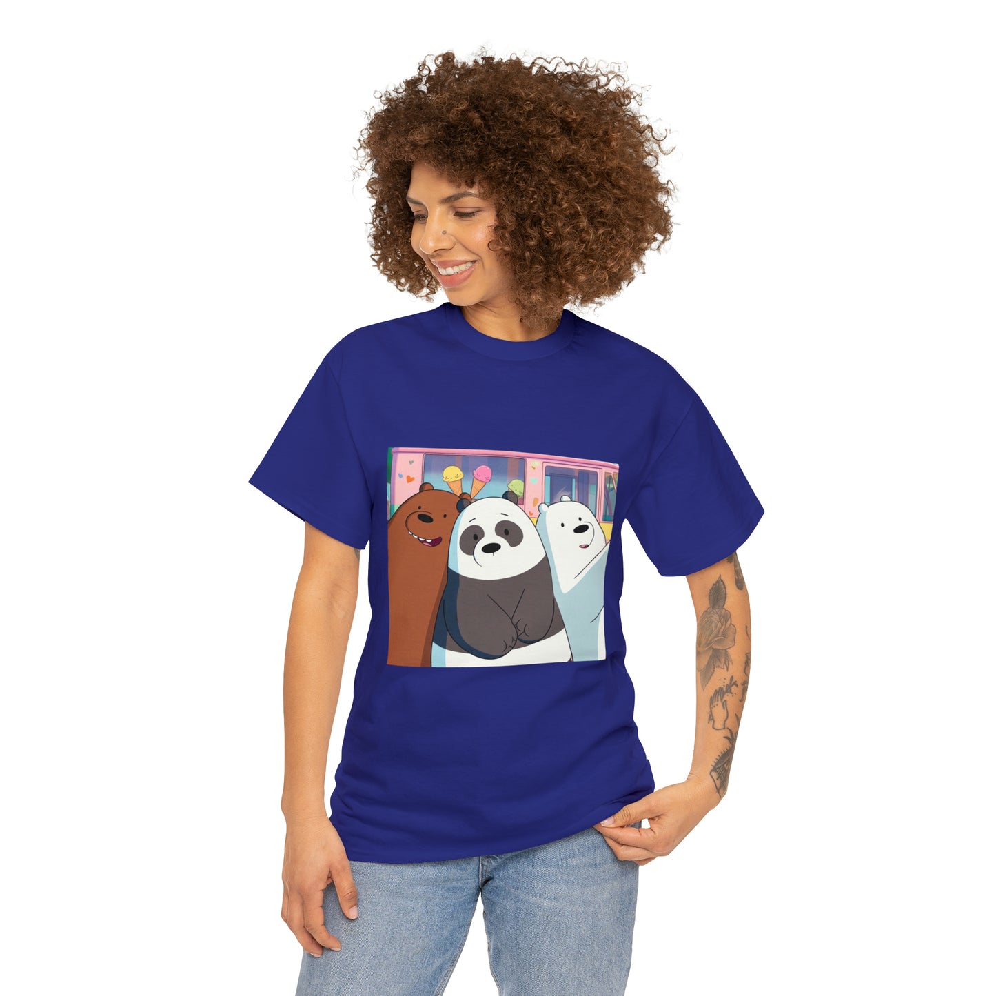 We Bare Bears Unisex Heavy Cotton Tee