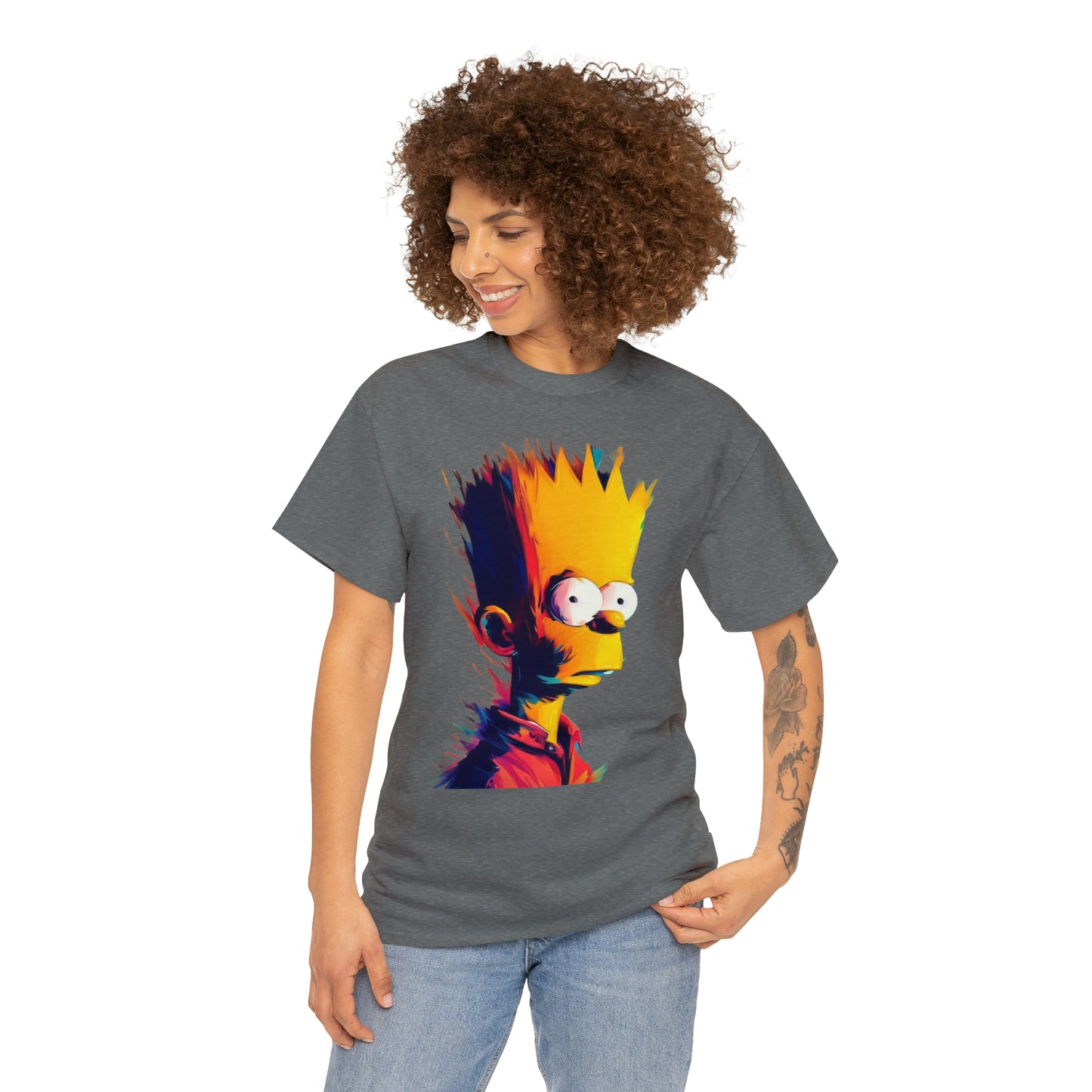 Bart Simpson Abstract Art Tee