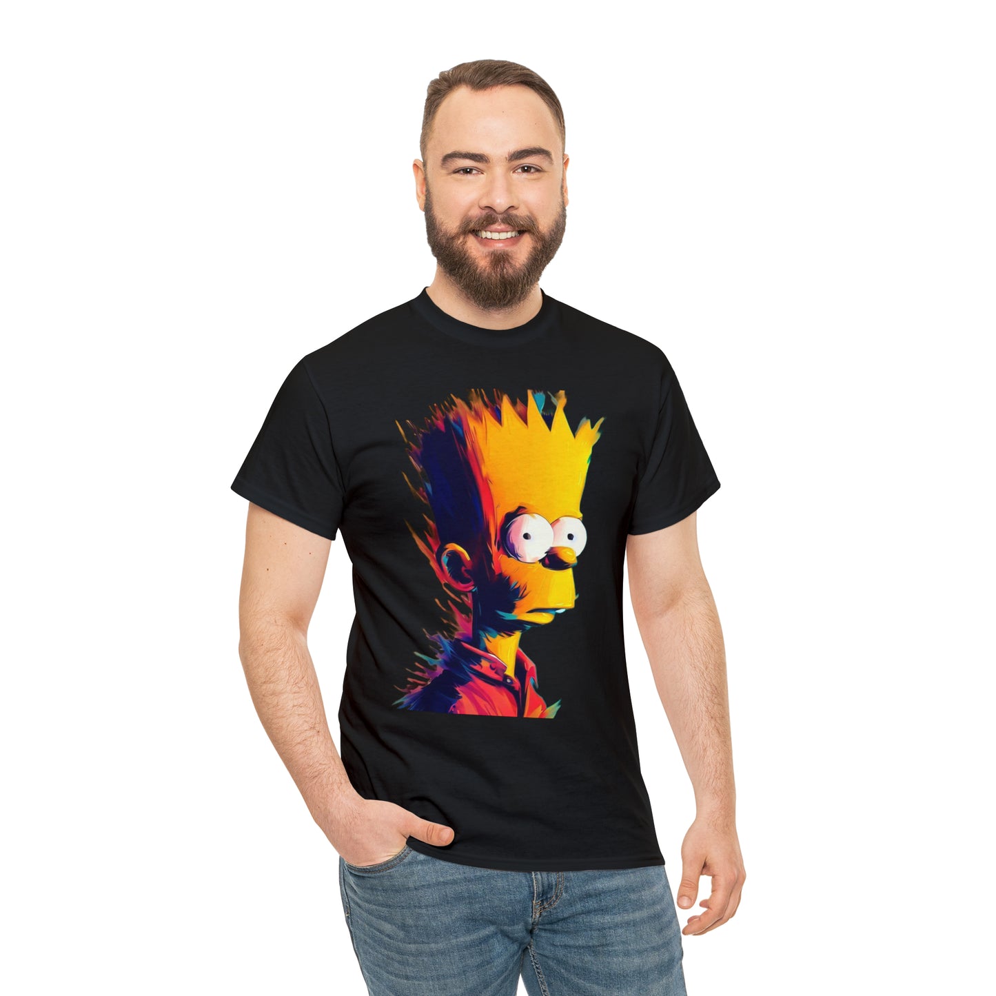 Bart Simpson Abstract Art Tee