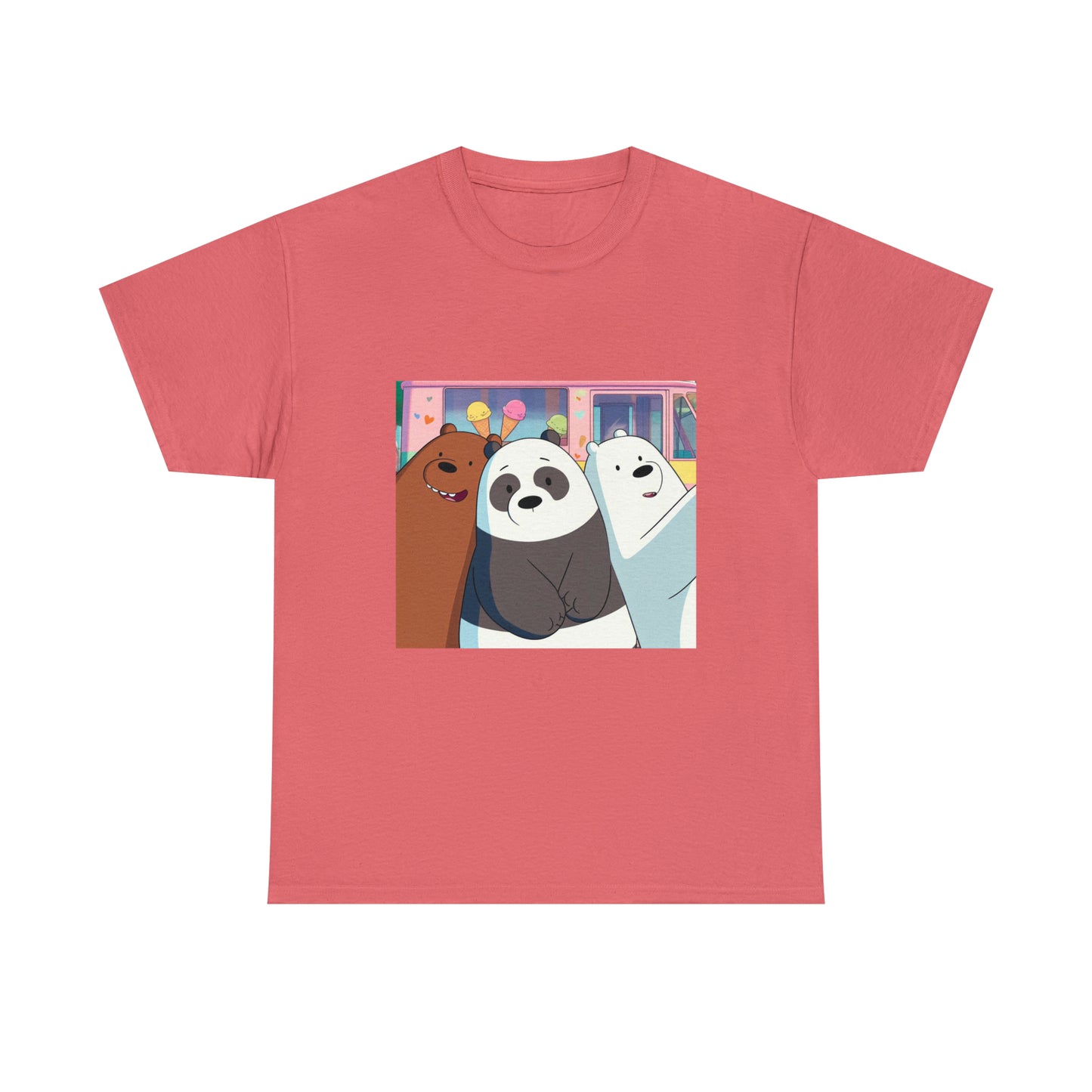 We Bare Bears Unisex Heavy Cotton Tee