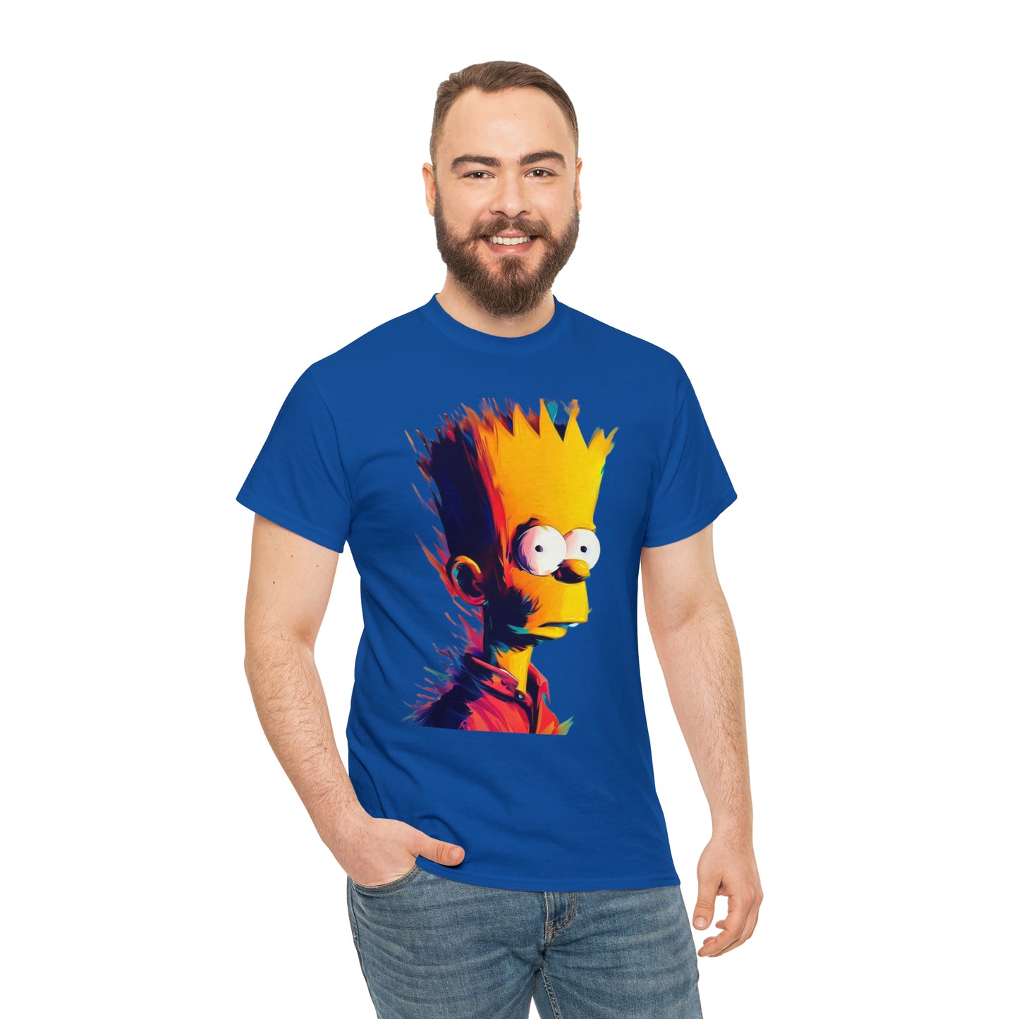 Bart Simpson Abstract Art Tee