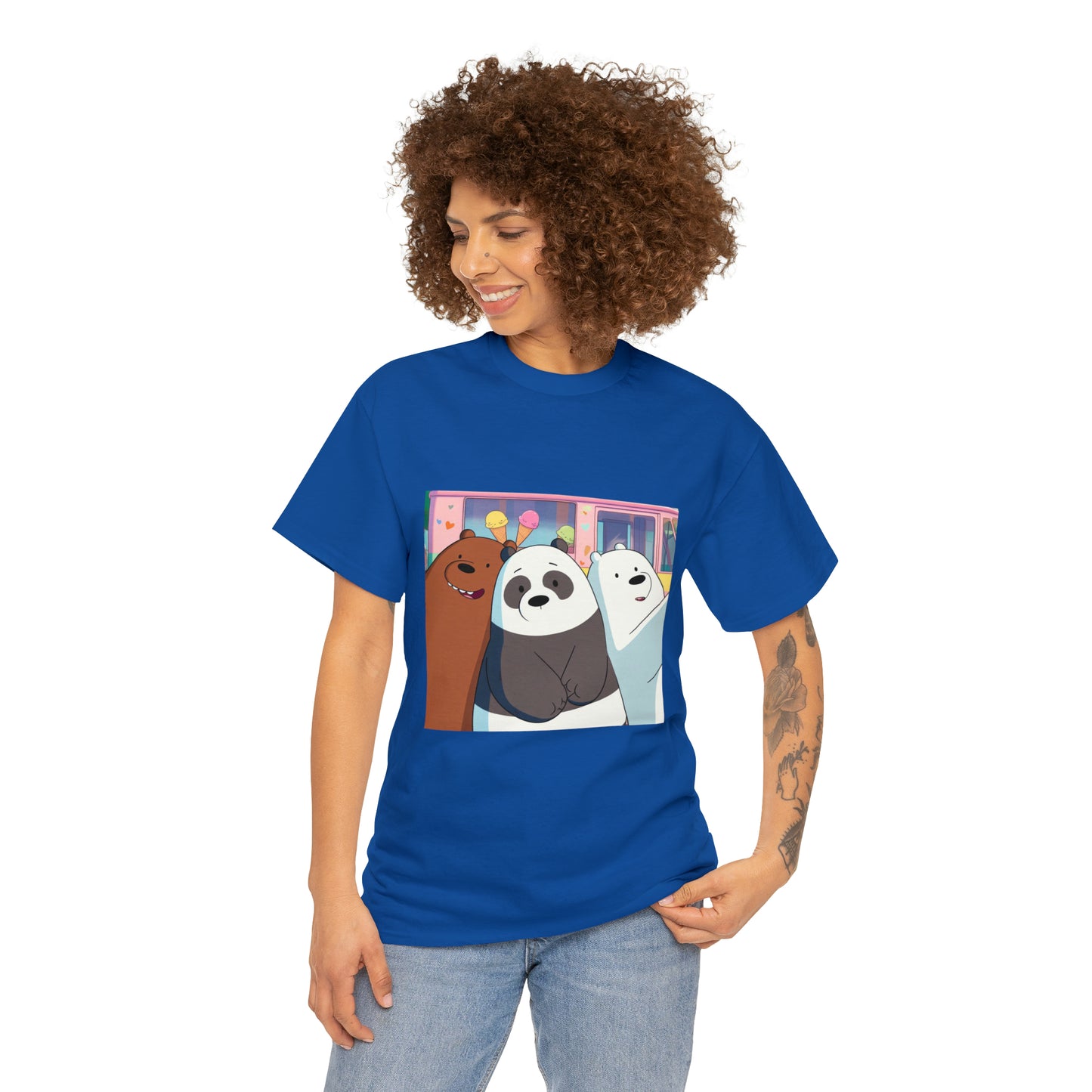 We Bare Bears Unisex Heavy Cotton Tee