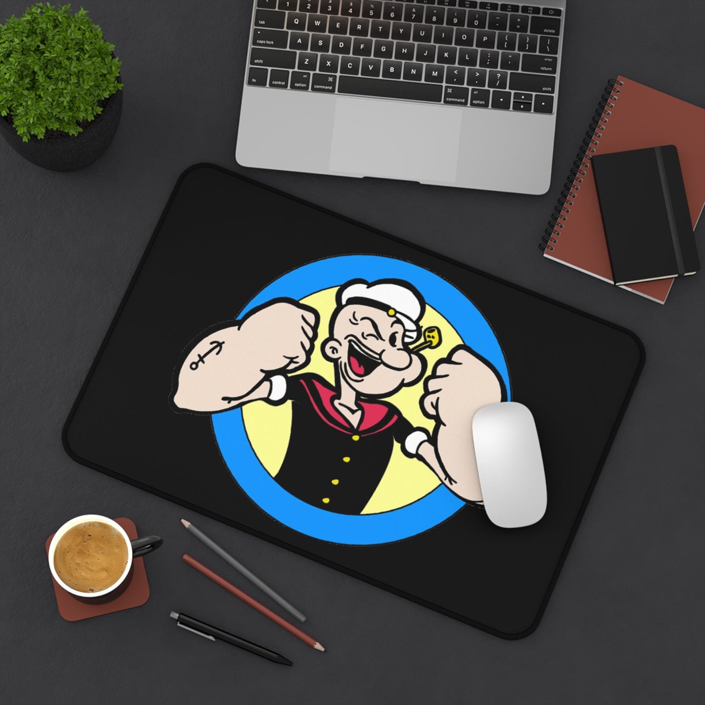 Popeye Desk Mat Mouse Pad
