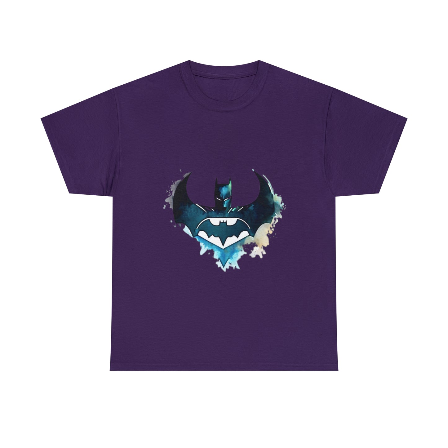 Batman Bat Signal Watercolor Cotton Tee