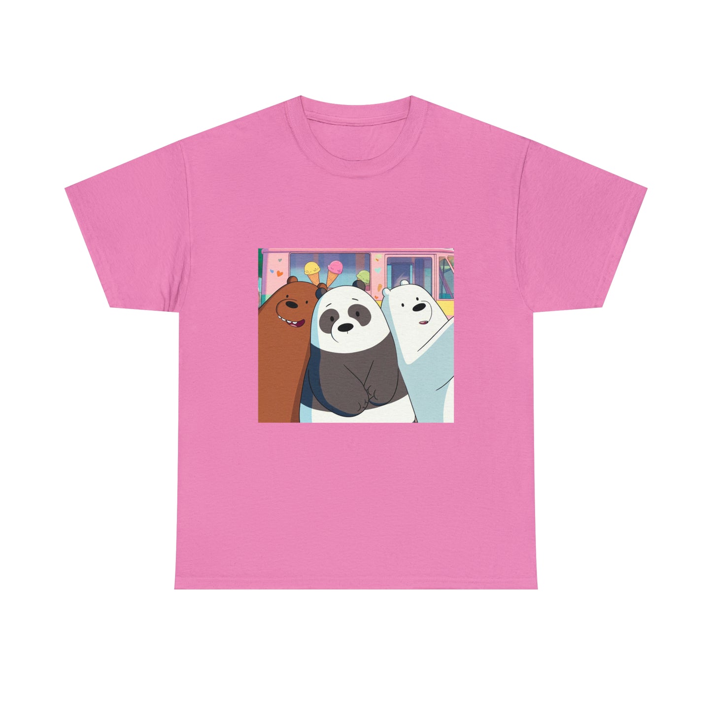 We Bare Bears Unisex Heavy Cotton Tee