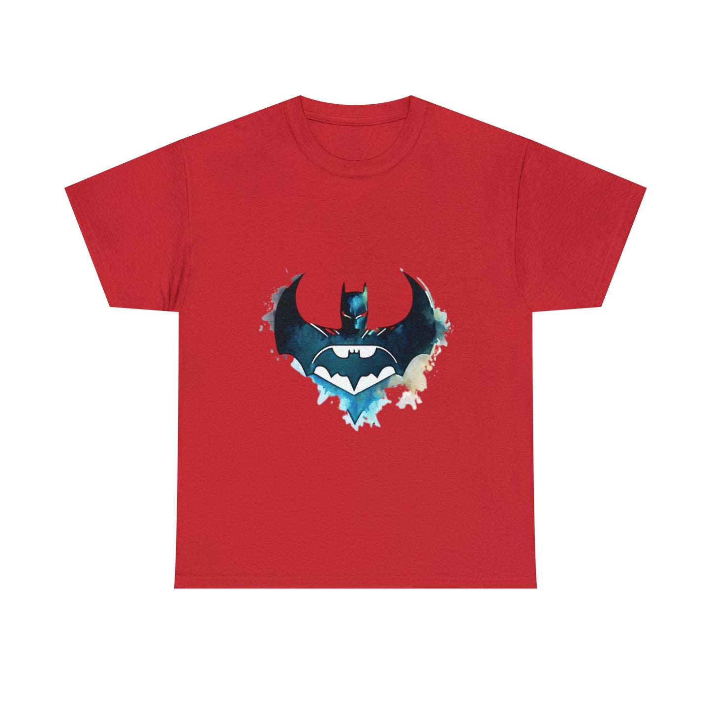 Batman Bat Signal Watercolor Cotton Tee