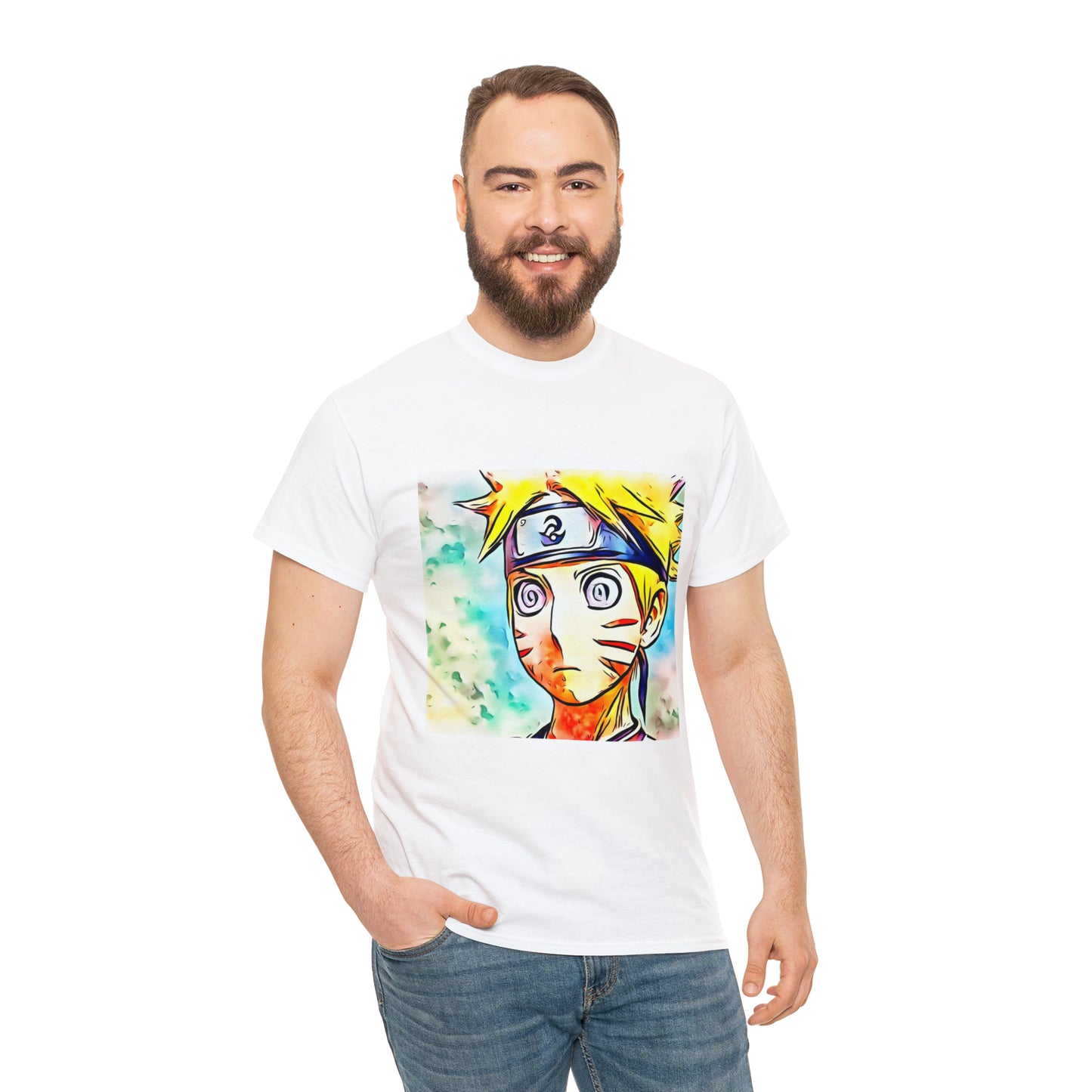 Watercolor Naruto Cotton Tee
