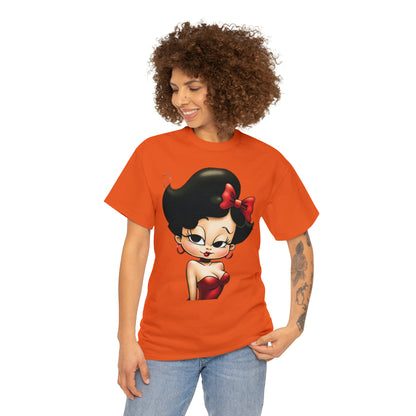 Cute Betty Boop Cotton Tee