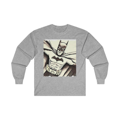 Pencil Sketch Batman Ultra Cotton Long Sleeve Tee