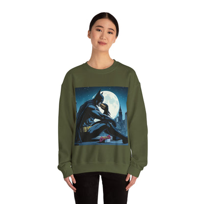 Funny Batman Eating a Burger Sweatshirt