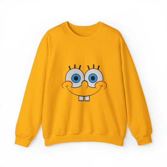 Spongebob Face Unisex Heavy Blend™ Crewneck Sweatshirt
