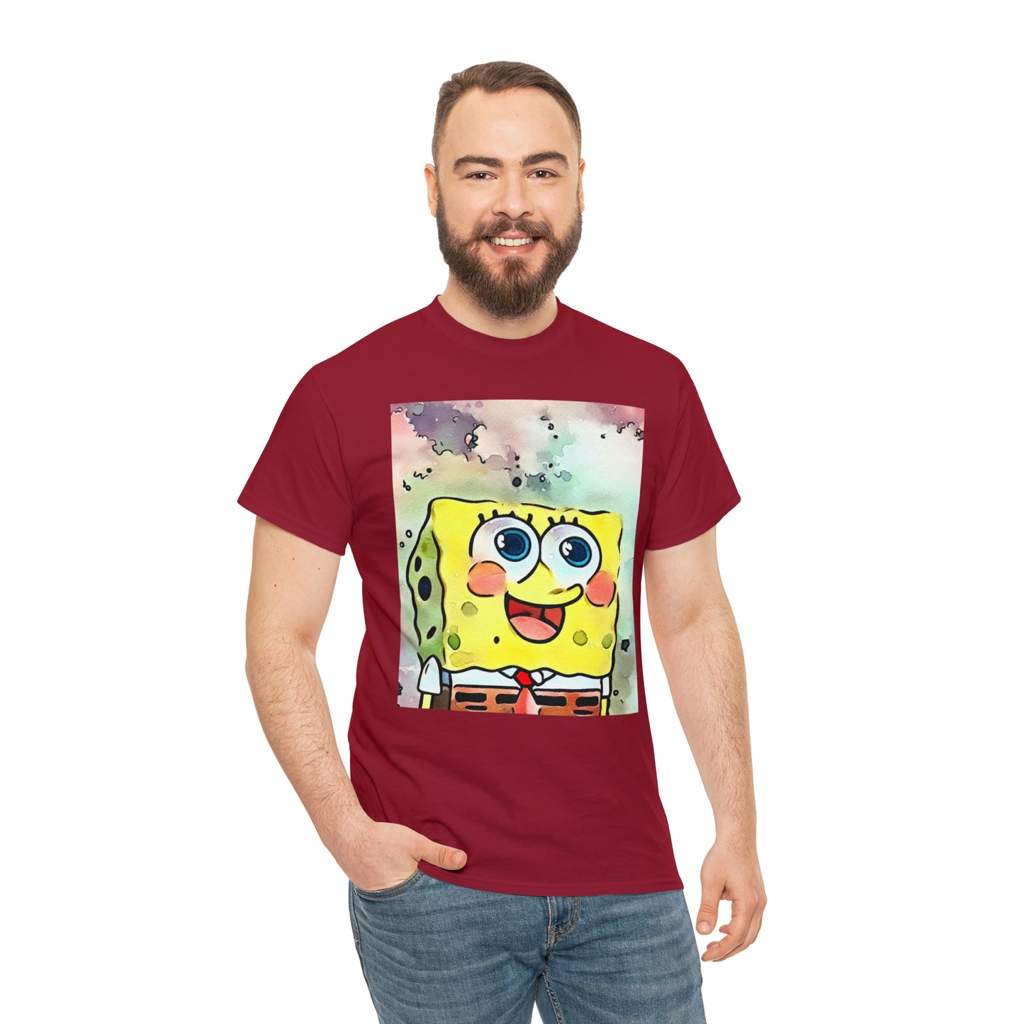 Pastel Color SpongeBob Tee