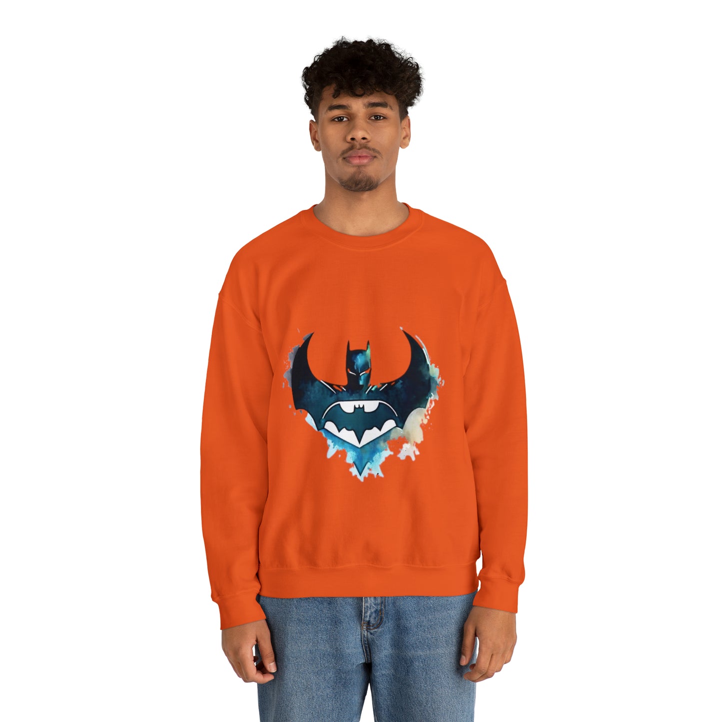 Watercolor Batman Crewneck Sweatshirt