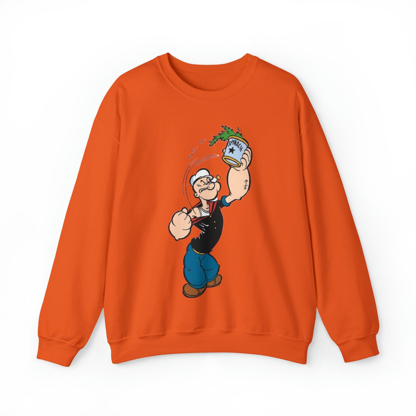 Popeye Spinach Crewneck Sweatshirt
