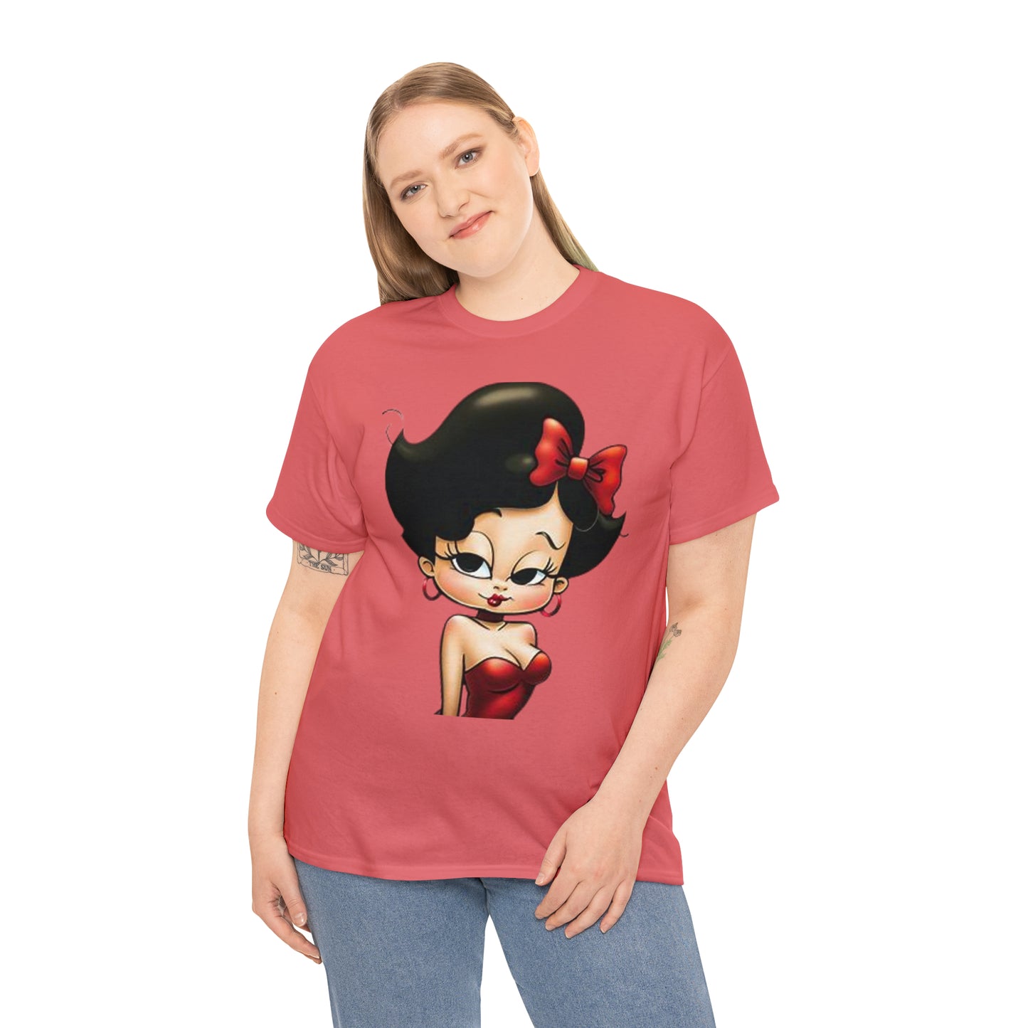 Cute Betty Boop Cotton Tee