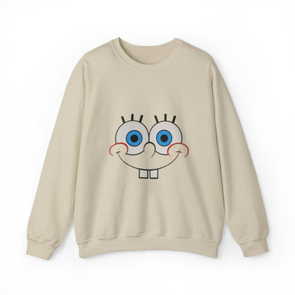 Spongebob Face Unisex Heavy Blend™ Crewneck Sweatshirt