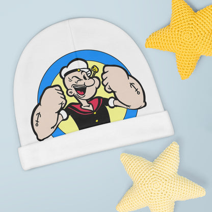 Popeye Cartoon Baby Beanie Hat